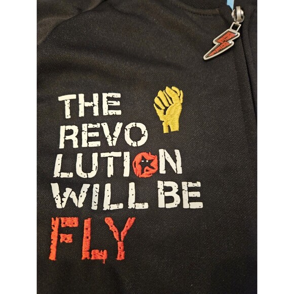 Born Fly full zip jacket size XXL Anytown USA The World is Ours Power to the Fly - Picture 3 of 8